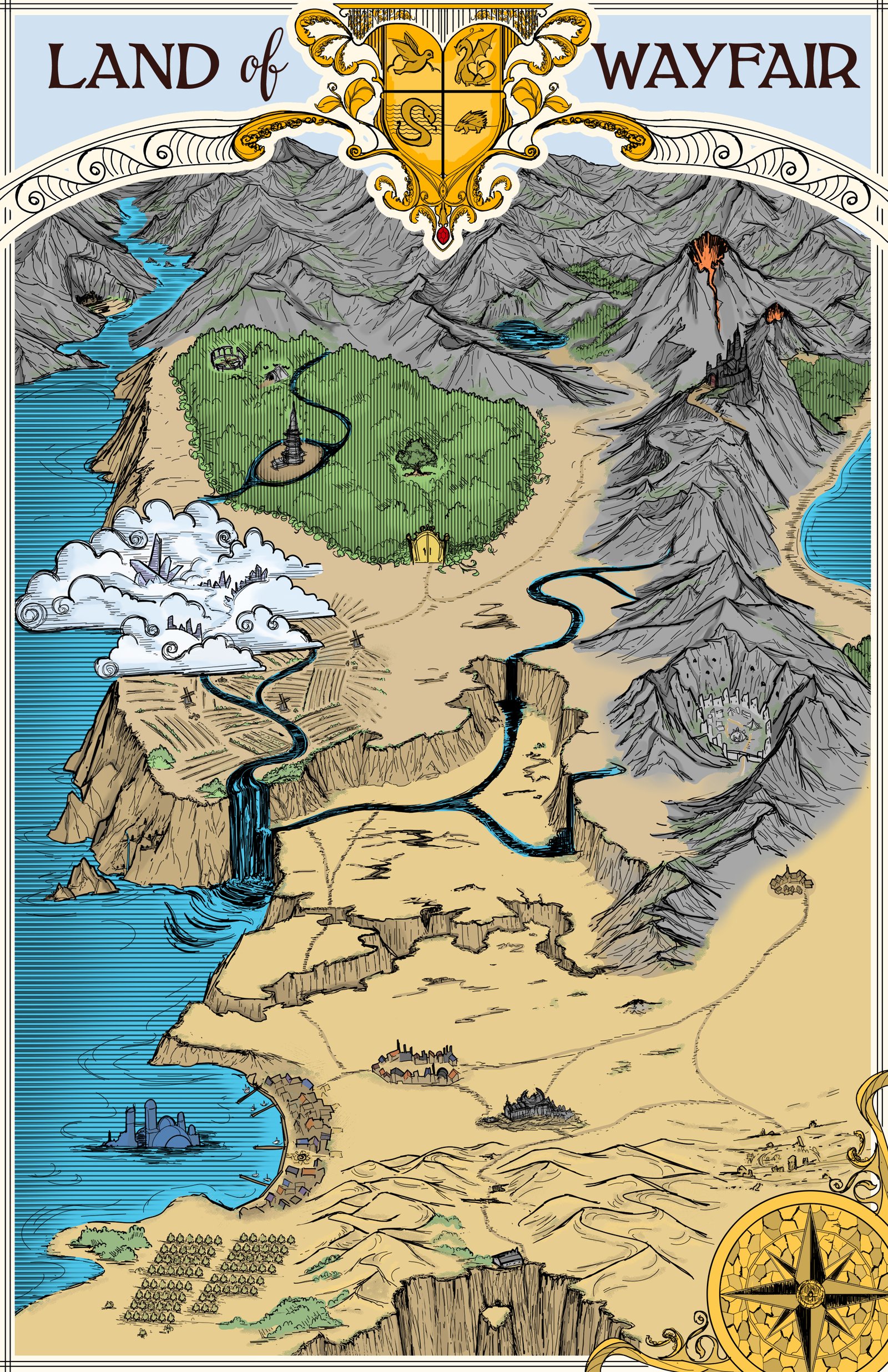 Map of the Land of Wayfair